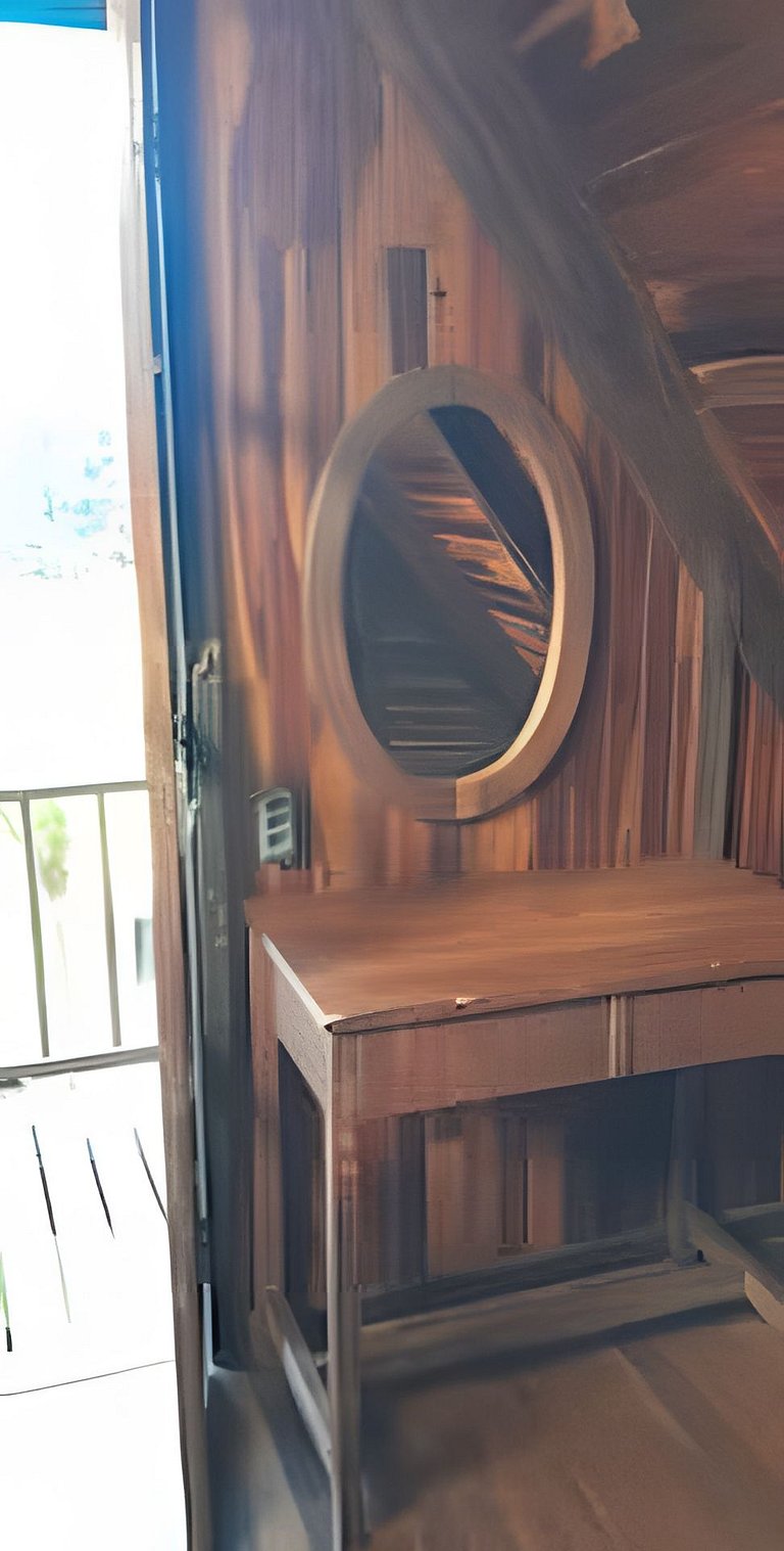 Cabana Alemã Rústica com Pátio