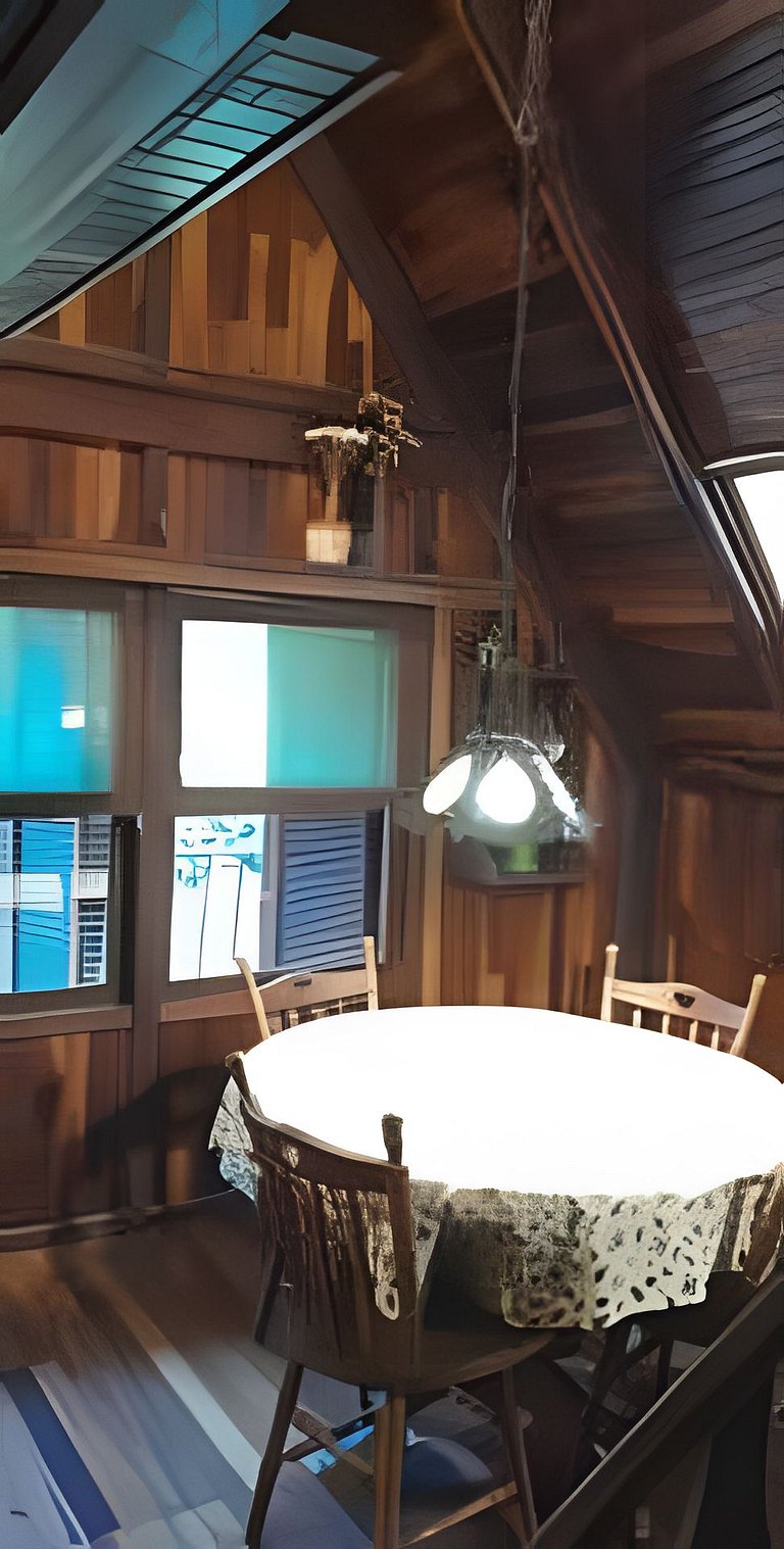 Cabana Alemã Rústica com Pátio