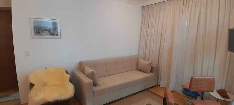 No Centro de Gramado, 5 min a pé da Rua Coberta!