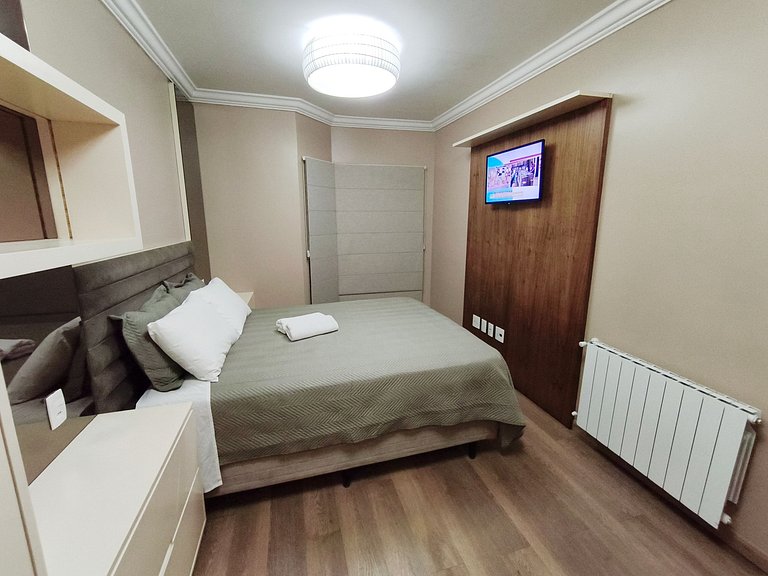 Centro, 4 min a pé (280m) da Rua Coberta! Decorado