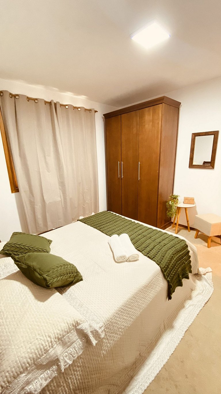 No Centro de Gramado, 5 min a pé da Rua Coberta!