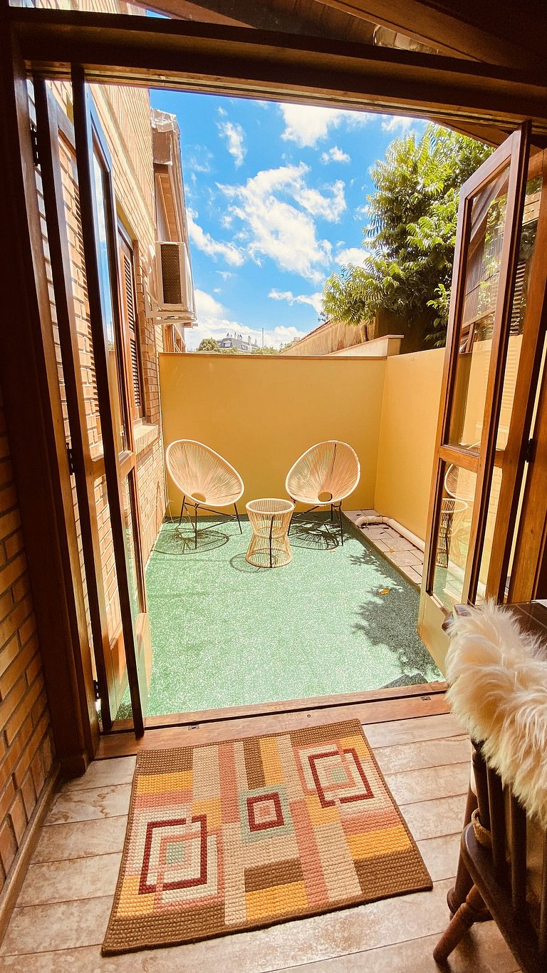 No Centro de Gramado, 5 min a pé da Rua Coberta!