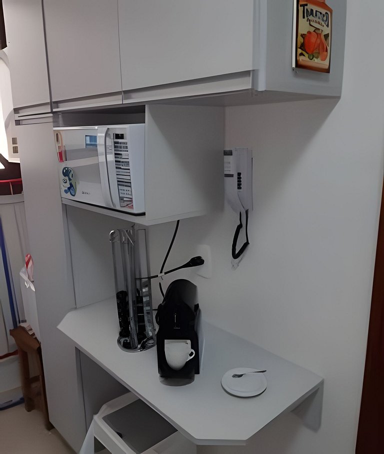 Duplex com ar Q/F, Piscina Aquec. Faça tudo a pé!