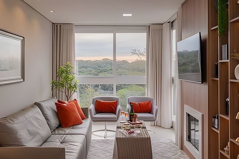 Luxo e muito conforto, lindo por do sol!
